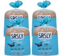 SRSLY Low Carb Keto Bread Rolls x 16 | 2g Carbs, 130 Kcals, 13g Protein | Freshly Baked Light & Fluffy | Sugarwise Certified | High Protein | Low Calorie | Seriously Low Carb