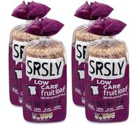 SRSLY Low Carb Keto Fruit Bread | 2.4g Carbs, 69 Kcals, 4g Protein | Freshly Baked with Orange & Cinnamon | Sugarwise Certified | High Protein | Low Calorie | Seriously Low Carb