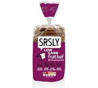 SRSLY Low Carb Keto Fruit Bread - 2.4g Carbs, 69 Kcals, 4g Protein - Freshly Baked with Orange & Cinnamon - Sugarwise Certified High Protein Lower Calorie Bread