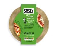 SRSLY Low Carb Keto Pizza Bases | 9 Inch | Multipack | Low Sugar | High Protein | Only 261 Kcals Per Base | Vegan | Healthy | No Compromise (Low Carb Pizza Base Twin Pack, x1 Pack = 2 Bases)