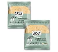 SRSLY Low Carb Keto Protein Wraps 9" x 8 | 14G Protein, 109 Kcals, 6G Carbs | Vegan | Soft Yet Sturdy | High Protein Bread Wraps | Low Calorie Bread Wraps | Seriously Low Carb