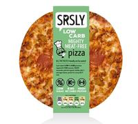 SRSLY Low Carb Mighty Meat Free Keto Pizzas - 9 Inch Multipack of 3 | Low Sugar High Protein Vegetarian Pizza | Seriously Low Carb Keto Food | Crispy Base No Compromise Taste
