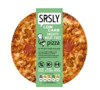 SRSLY Low Carb Mighty Meat Free Keto Pizzas | 9 Inch | Multipack of 3 | Seriously Low Carb Keto Food | Low Sugar | High Protein | No Compromise