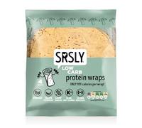SRSLY Low Carb Protein Wraps 9" - Flexible & Delicious Low Carb Tortilla - Keto-Friendly High Fibre - Freshly Made Foldable & Toastable - Wraps for Breakfast Lunch & Dinner
