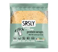 SRSLY Low Carb Protein Wraps 9" | Multipack | Only 109 Kcals | Keto | Vegan | High Protein | Low Sugar | High Fibre | Soft & Tasty (Low Carb Wraps - 1 Pack, 4 Wraps)