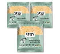 SRSLY Low Carb Protein Wraps 9" | Multipack | Only 109 Kcals | Keto | Vegan | High Protein | Low Sugar | High Fibre | Soft & Tasty | Seriously (Low Carb Wraps - 3 Packs, 12 Wraps)