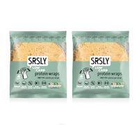SRSLY Low Carb Protein Wraps 9" - Pack of 2 Flexible & Delicious Low Carb Tortilla - Keto-Friendly High Fibre - Freshly Made Foldable & Toastable - Wraps for Breakfast Lunch & Dinner