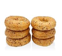 SRSLY Low Carb Sesame Keto Bagels - 3.5g Carbs &19g Protein - Freshly Baked Soft & Chewy - High Protein Lower Calorie - Low Carb Bread Bagels for Keto Diets