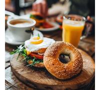 SRSLY Low Carb Sesame Keto Bagels x6 Sliced | 3.5g Carbs & 19g Protein | Freshly Baked Soft & Chewy | High Protein | Low Calorie | Seriously Low Carb