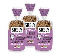 SRSLY Low Carb Sliced Seeded Keto Bread x3 | 1.1g Carbs & 57 Kcals | Freshly Baked Light & Fluffy | Certified | High Protein | Low Calorie | High Fibre | Seriously Low Carb Sugarwise