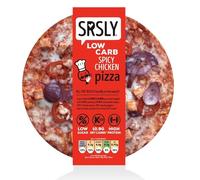 SRSLY Low Carb Spicy Chicken Keto Pizzas - 9 Inch Multipack of 3 - Low Sugar High Protein - Thin & Crispy Base - Sugarwise Certified - Freeze & Bake Convenience - Low Carb Comfort Food