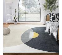 SRTJURFG Area Rug Large 200 x 300 cm Soft Washable Rectangle Rugs for Living Room Bedroom Playroom Office Dining Room Home Decor Carpet Modern simple blue white yellow