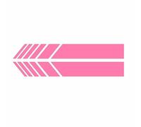 SRTMIRJJ 1 Pairs Rearview Mirror Car Sticker for Rolls Royce Cullinan 2019 2020 2021, Reflective Stripe Mirror Decal Decoration, Sports Racing DIY Waterproof Side Decal,Pink