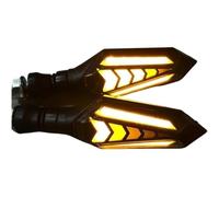 SRTMIRJJ 2 Pcs Motorcycle Indicators for VERSYS 1000 VERSYS1000 Cuscino, Flowing Turn Signal Lights, 12V Waterproof LED Turning Indicators, Daytime Running Lights,Yellow