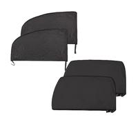 SRTMIRJJ 4pcs Car Window Shades For Skoda Fabia Combi 2016-2023, Double Layer Stretchable Breathable Mesh Window Covers, UV Protection, Protect Privacy,Sedan version