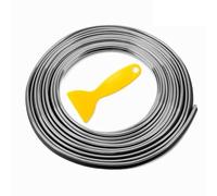 SRTMIRJJ Car Interior Moulding Trim for Hyundai i10 III 2024 2023 2023-2019, Door Dashboard Air Vent Steering wheel Decor Line, Universal Car Gap Fillers Automobile,Silver-10m