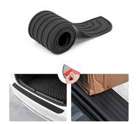 SRTMIRJJ Car Rear Bumper Protector for Fiat 500L Trekking/Cross 2013-2018, Universal Rubber Non-Slip Trunk Door Protector, Bumper Protector Strip for Most Cars,A-Sedan 35.4" X3.14"