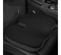 SRTMIRJJ Car Seat Cushion for Tesla Model Y Model 3 2017-2024, Memory Foam Car Driving Wedge Seat Cushion, Ergonomic Coccyx Seat, Sciatica Cushion, Antislip Base,Black