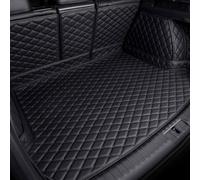 SRTMIRJJ Full Coverage Car Boot Liner Mat for Jaguar F-PACE 2016-2018, Rear Trunk Protector Mats Leather Waterproof Carpets Cargo Storage Tray,Black