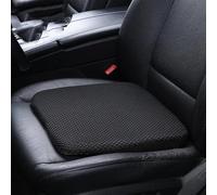 SRTMIRJJ Universal Car Booster Seat For VW TROC 2018 2019-2023, Breathable Memory Foam Seat Cushion, Coccyx Orthopedic Cushions, Nonslip Cushion Comfort,Black-8cm