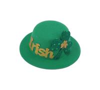 SRTUMEY 2025 St Patrick's Day Hat, Saint Patrick Party Novelty Cap for Men Women St Patrick's Top Caps Clover Shamrocks Irish Themed Green Leprechauns Hats