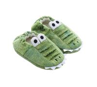 SRTUMEY Boys Slippers Cartoon Dinosaur Slippers Girls Cute Slippers Winter Warm Slip on Novelty Slippers for Toddler Kids