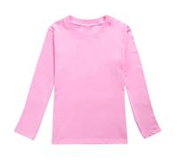 SRTUMEY Kids Pullover Tops Clearance UK Children's Autumn and Winter Clothes for Boys and Girls Long Sleeve T Shirt with Underwear Top Christmas Age 8-9 Years Pink