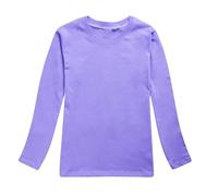SRTUMEY Kids Pullover Tops Shirt Clearance UK Children's Autumn and Spring Clothes for Boys Girls Long Sleeve T-Shirt Underwear Tops Baby Toddler Clothing Age 8-9 Years Purple