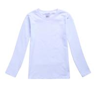 SRTUMEY Kids Pullover Tops Shirt Clearance UK Children's Autumn and Spring Clothes for Boys Girls Long Sleeve T-Shirt Underwear Tops Baby Toddler Clothing Age 8-9 Years White