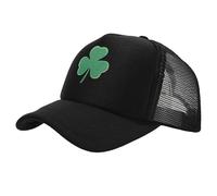 SRTUMEY St.Patrick's Day Baseball Hat for Womens Mens Irish Shamrock Embroidery Clover Hats Vintage Adjustable Hip Hop Cap Distressed Washed Cotton Trucker Sports Sun Cap