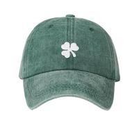 SRTUMEY St Patricks Day Trucker Hat for Men, St Patricks Day Adjustable Washable Green Shamrock Baseball Cap Irish Ladies Fancy Dress Accessory Hats