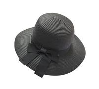 SRTUMEY Summer Hats for Women Wide Bongrace Women Beach Hat Little Girl Sun Cap Foldable Ladies Hats Huge Beach Hat Travel Foldable Brim Summer Hat Black