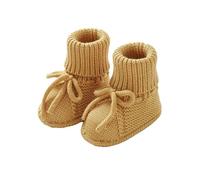 SRTUMEY UK Clearance Baby Booties Newborn Infant Sock Shoes Knitting Crochet Boy and Girl Cozy Shoes Yellow