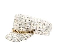 SRTUMEY UK Sale Clearance Classical Womens Adjustable Cadet Hat Trucker Cap Peaked Cap Baseball Caps Quickly Dry Hat White