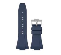 SRTYDCUR 11mm 12mm Rubber Silicone Strap Compatible With Tissot PRX Series Super Player T137.407/Compatible With .410 Men Women Original Quick Release Watch Band(Royal blue01,12mm)