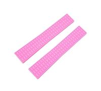 SRTYDCUR 18mm 19mm Top Watchband Rubber Silicone Watch Band Compatible With Patek Strap For Philippe Belt Ladies Aquanaut 5067A Fold Buckle(Pink,18mm,RoseGold Buckle)