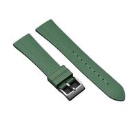 SRTYDCUR 20mm 22mm FKM Fluoro Rubber Watch Band Diving Quick Release Stainless Steel Pin Buckle Bracelet Compatible With Omega Seiko Rolex Strap(Dark Green,22mm)
