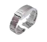 SRTYDCUR 904 Watch Band Compatible With Rolex SUBMARINER DAYTONA Yacht-Master GMT Strap Glidelock Clasp Stainless Steel Bracelet 20mm 21mm(Frosted Silver,21mm)