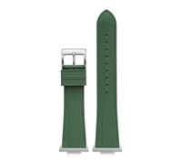 SRTYDCUR Fluoro Rubber Strap Compatible With Tissot PRX Powermatic 40mm Stainless Steel Buckle Men FKM Sport Waterproof Quick Release Watch Band 12mm(Green)