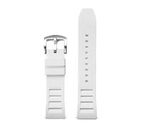 SRTYDCUR High Tensile Silicone Strap 22mm 20mm For Seiko Diving Sport Quick Release Watch Band Universal Bracelet Accessories(White,20mm)