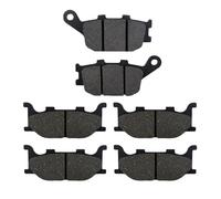 SRTYDCUR Motorcycle Front Rear Brake Pads Compatible With Yamaha FZ6 FZ 6 Fazer 600 2 Piston Caliper 04-07 XJ6 XJ 6 S N F Diversion 600 13-15(Front and Rear)