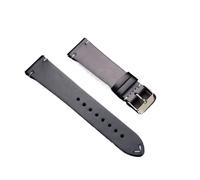 SRTYDCUR Quick Release Vintage Retro Leather Watchband 18mm 19mm 20mm 21mm 22mm 24mm Soft Oil Wax Bracelet For Seiko Calfskin Watch Strap(Black,21mm)