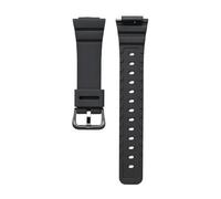 SRTYDCUR Resin Watch Strap Compatible With Casio Gshock GMA-S2100 BA-3A/2A2/4A/7A/1A/SK-1 GA-2100/2110A Sport Wristband Quick Release TPU Watchband(Black-black clasp)