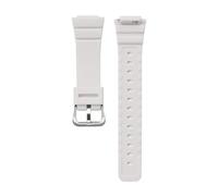 SRTYDCUR Resin Watch Strap Compatible With Casio Gshock GMA-S2100 BA-3A/2A2/4A/7A/1A/SK-1 GA-2100/2110A Sport Wristband Quick Release TPU Watchband(White-silver clasp)