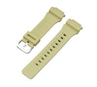 SRTYDCUR Silicone Strap Compatible With Casio Compatible With G-Shock AQ-S810W S800W AE-1200 AEQ-110 MCW-200H W-216H Men Resin Rubber Sport Watch Band Bracelet(Khaki)