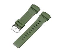 SRTYDCUR Silicone Strap Compatible With Casio Compatible With G-Shock AQ-S810W S800W AE-1200 AEQ-110 MCW-200H W-216H Men Resin Rubber Sport Watch Band Bracelet(Army green)