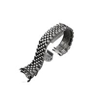 SRTYDCUR Solid Stainless Steel Watch Accessories Band Compatible With Rolex DATEJUST DAY-DATE OYSTERPERTUAL DATE Strap 17mm 20mm 21mm(Silver,21mm)