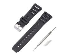SRTYDCUR Watch Band Compatible With Casio Straps Accessorise CA-53W CA-61W FT-100W W-520U W-720G Tpu Soft Watchband 20mm Wristband Belt FT100W(20mm)