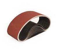 Sruhrak 100X610mm Abrasive Sanding Belt Set - 12 Pack 320 Grits Sandpaper Belts for Portable Belt Sander