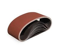 Sruhrak 100X610mm Abrasive Sanding Belt Set - 12 Pack 400 Grits Sandpaper Belts for Portable Belt Sander